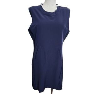 Mondetta Blue Active Wear Crew Neck Pullover Women's Dress Size L